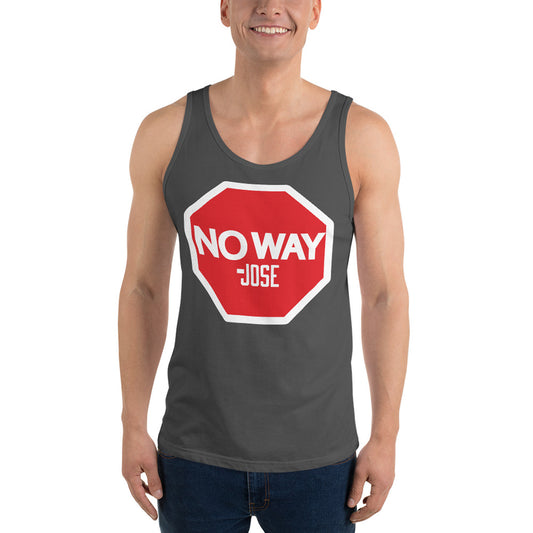 No Way Jose "Stop Sign" Unisex Tank Top Tank Top PW Catalog