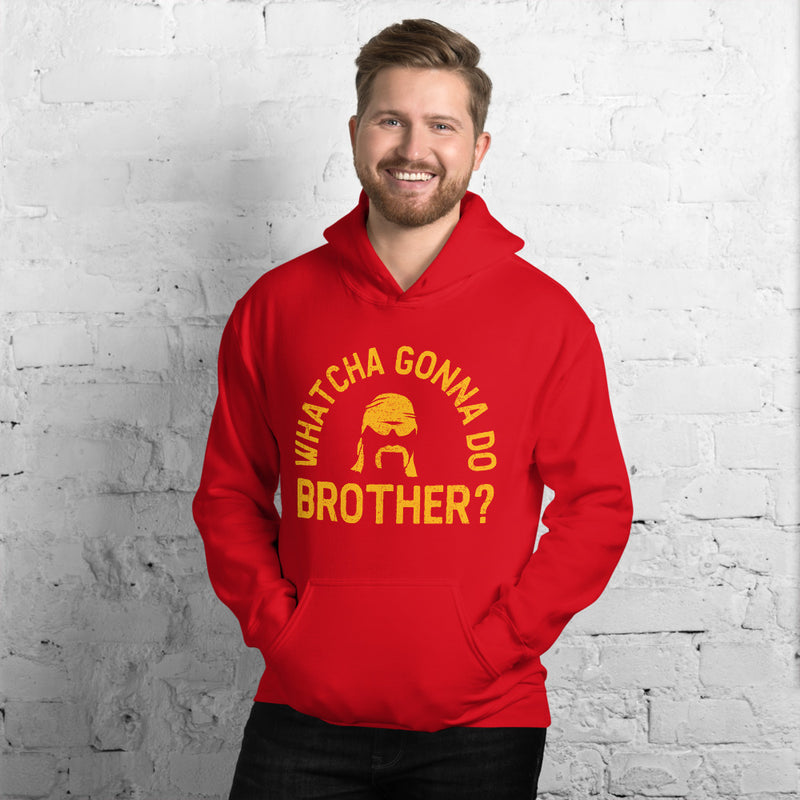 Hulk Hogan "Whatcha Gonna Do Brother?" Pullover Hoodie Sweatshirt