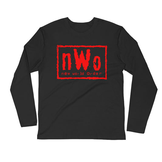 nWo Wolfpac Classic Logo Long Sleeve T-Shirt T-Shirt PW Catalog