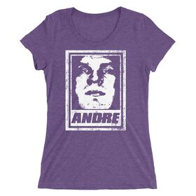 Andre the Giant "Street Art" Women's Tri-Blend T-Shirt T-Shirt PW Catalog