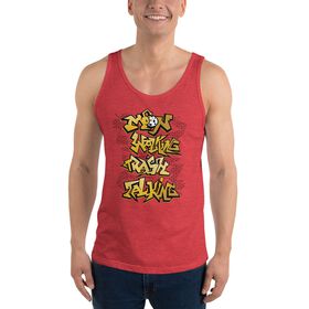 Carmella "Moon Walking, Trash Talking Graffiti" Unisex Tank Top