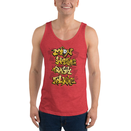 Carmella "Moon Walking, Trash Talking Graffiti" Unisex Tank Top Tank Top PW Catalog