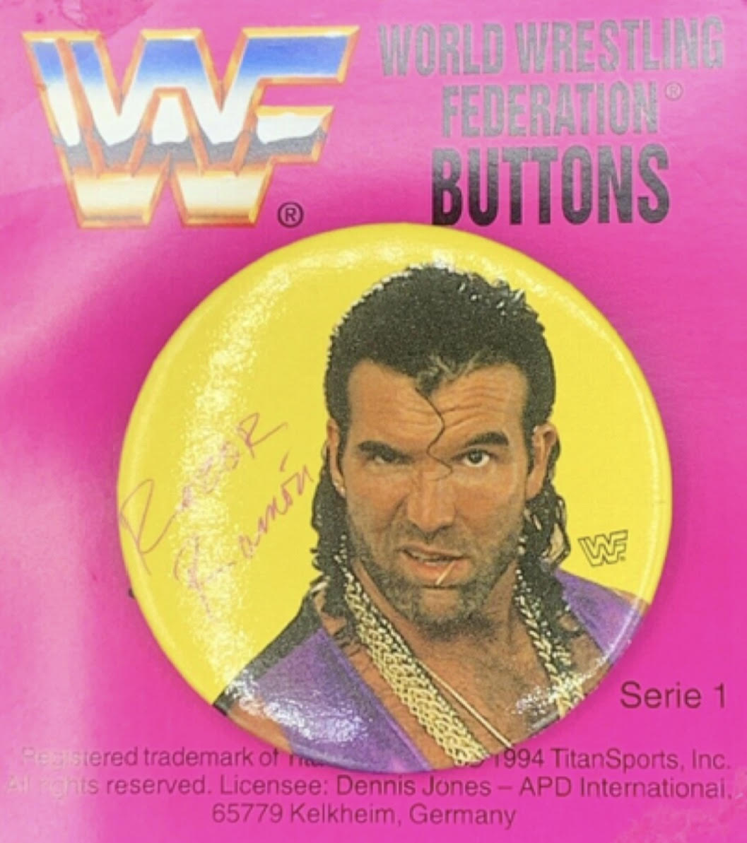 Razor Ramon WWF Button from Germany