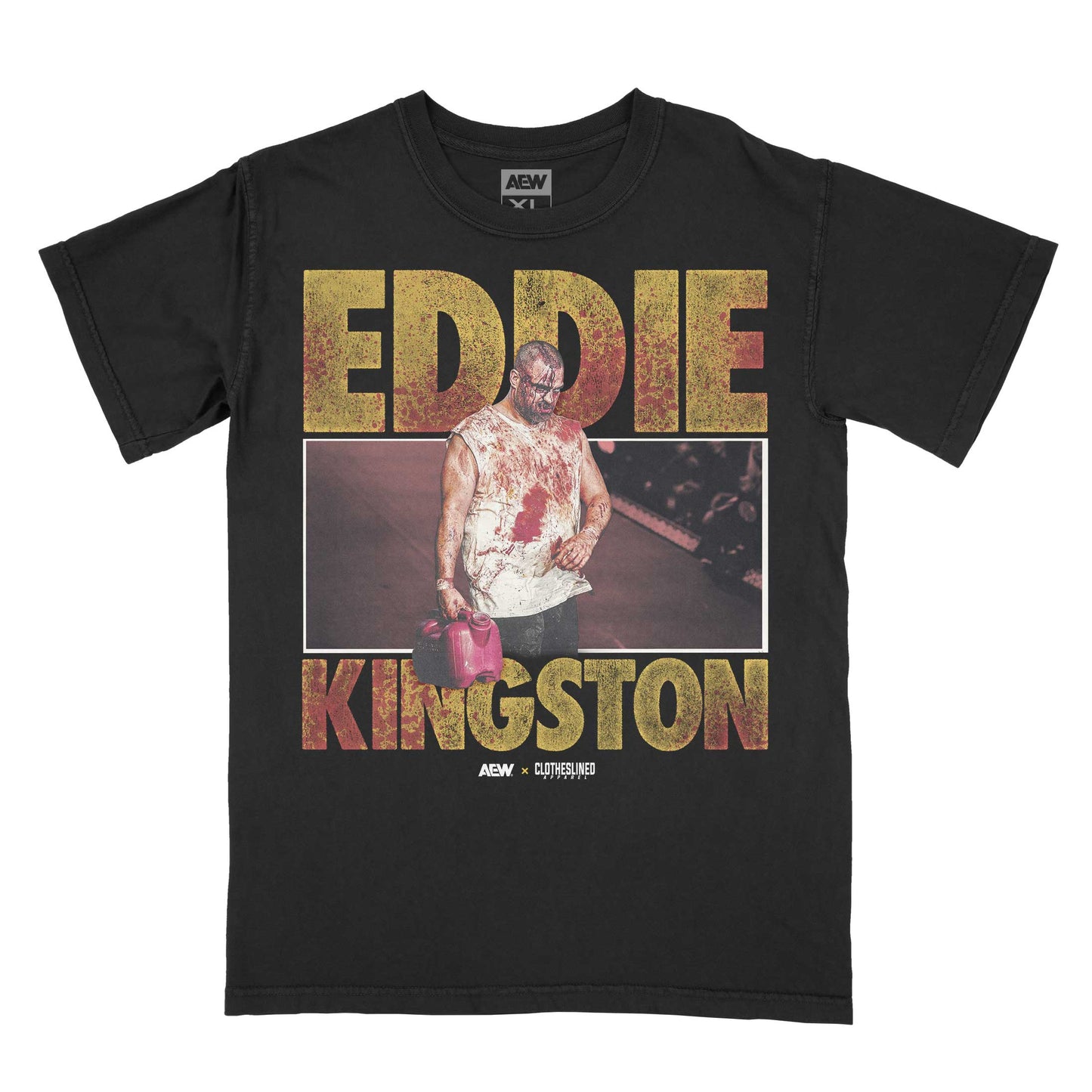 Eddie Kingston Demons AEW x Clotheslined Apparel T-Shirt T-Shirt PW Catalog