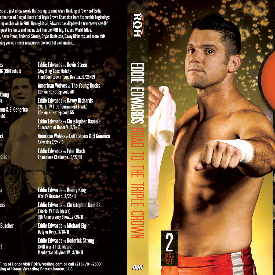 Eddie Edwards- Road To The Triple Crown (2 Disc Set)