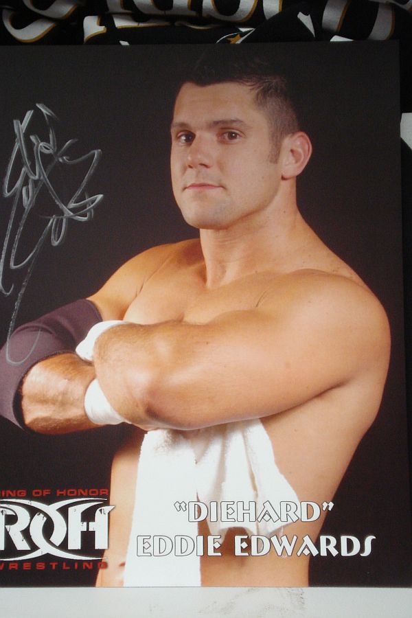 Eddie Edwards Autographed 8 X 10 Photo #2