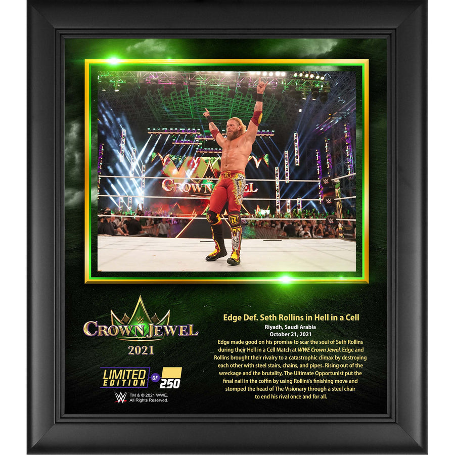 Edge Framed 15" x 17" 2021 Crown Jewel Collage - Limited Edition of 250