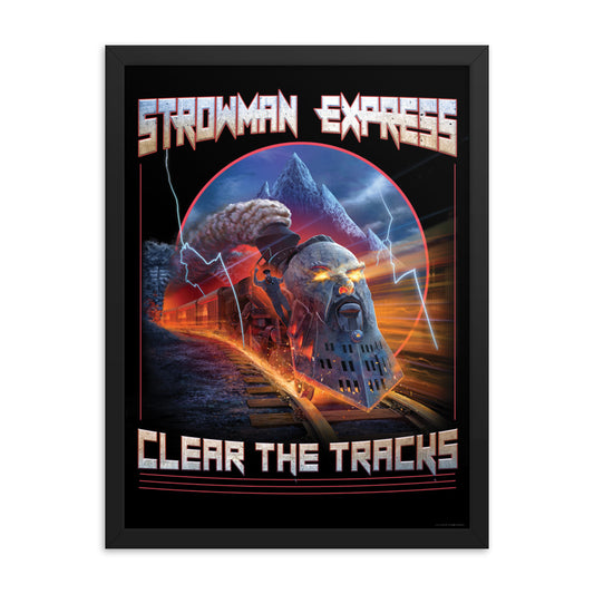 Braun Strowman "Clear the Tracks" 18x24 Framed Giclée Poster Wall art PW Catalog