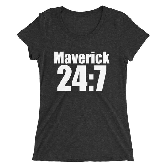 Drake Maverick "Maverick 24:7" Women's Tri-Blend T-Shirt
