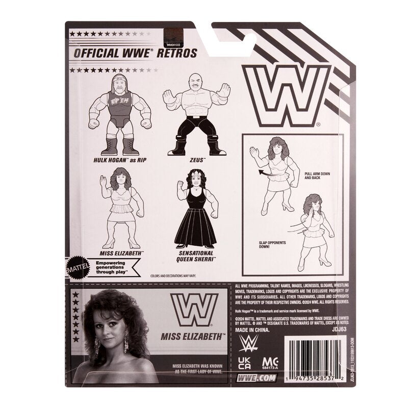 WWE Mattel Retro Wave 7 Miss Elizabeth Action & Toy Figures PWcatalog