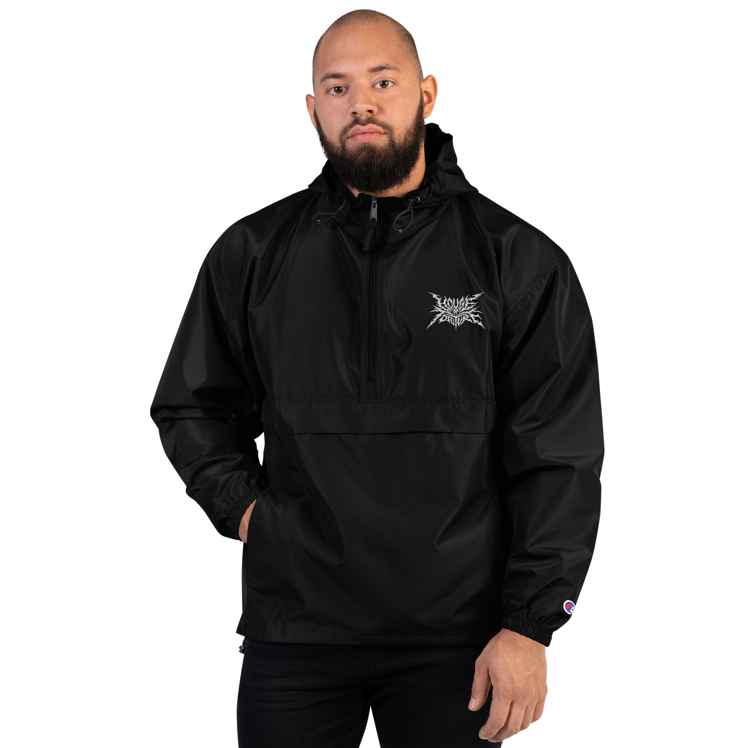 House of Torture Embroidered Champion Packable Jacket Jacket PW Catalog