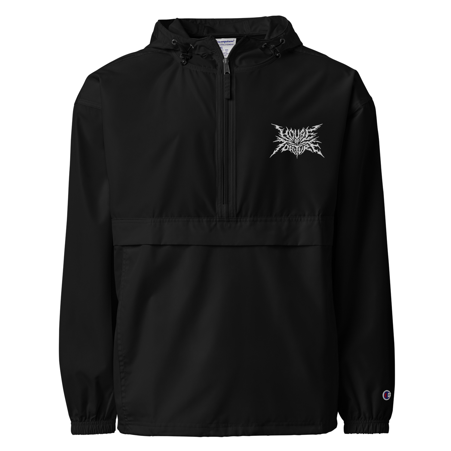 House of Torture Embroidered Champion Packable Jacket Jacket PW Catalog