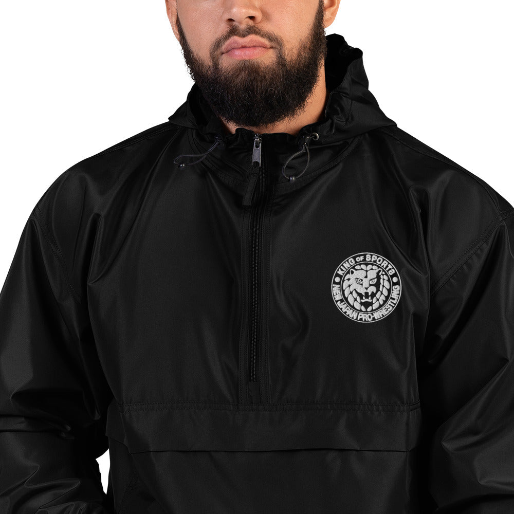 NJPW Lion Mark Embroidered Champion Packable Jacket Jacket PW Catalog