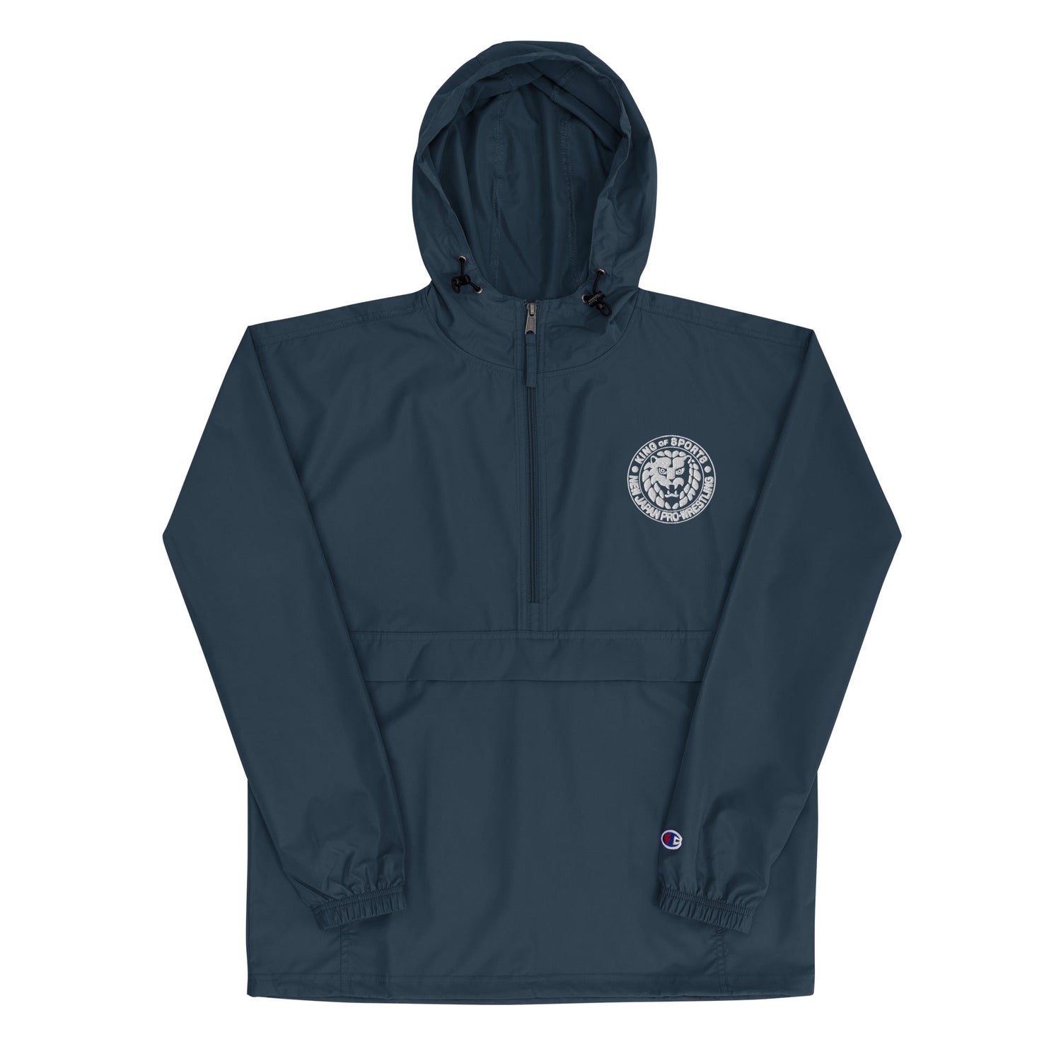 NJPW Lion Mark Embroidered Champion Packable Jacket Jacket PW Catalog