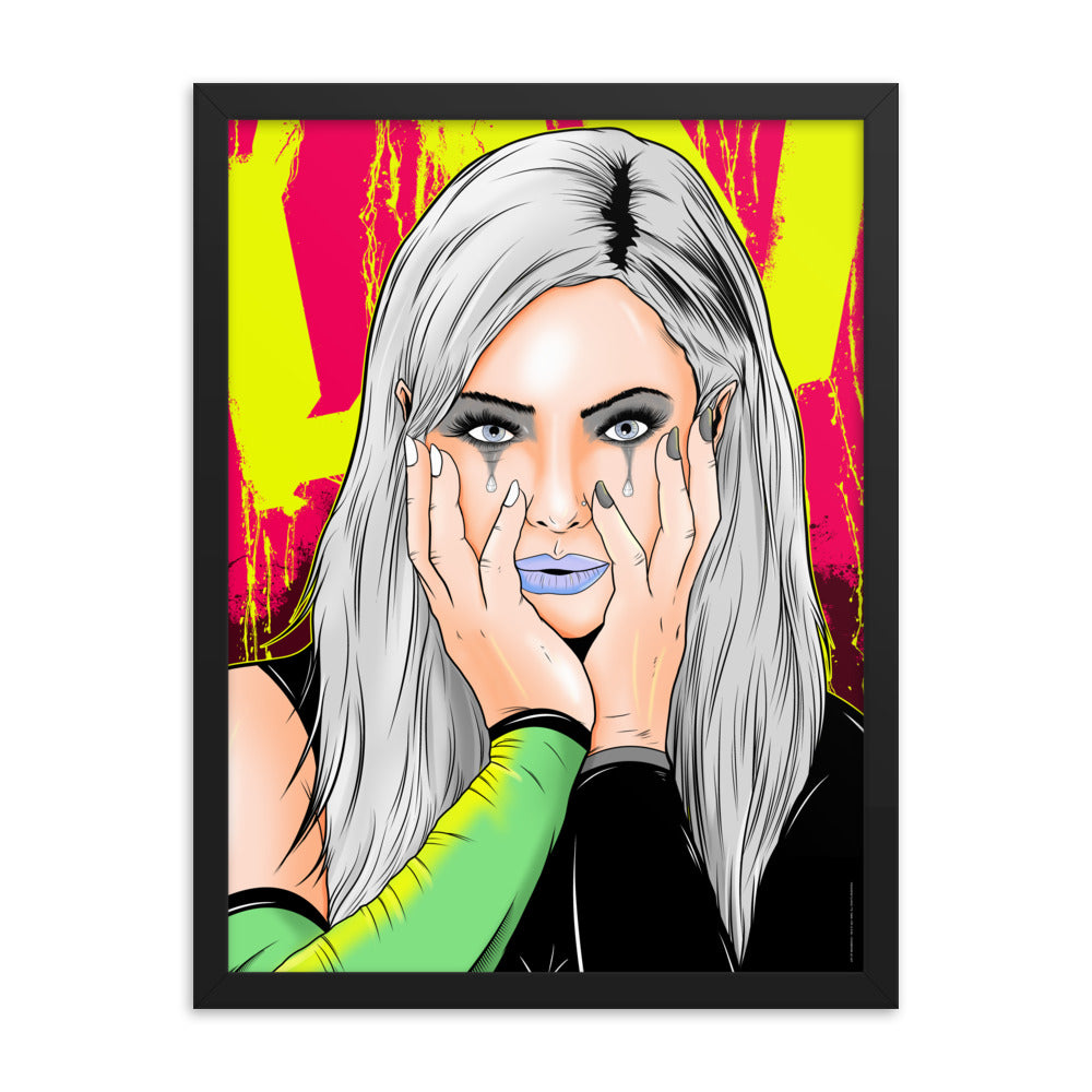 Liv Morgan 18x24 Framed Giclée Art Print Poster