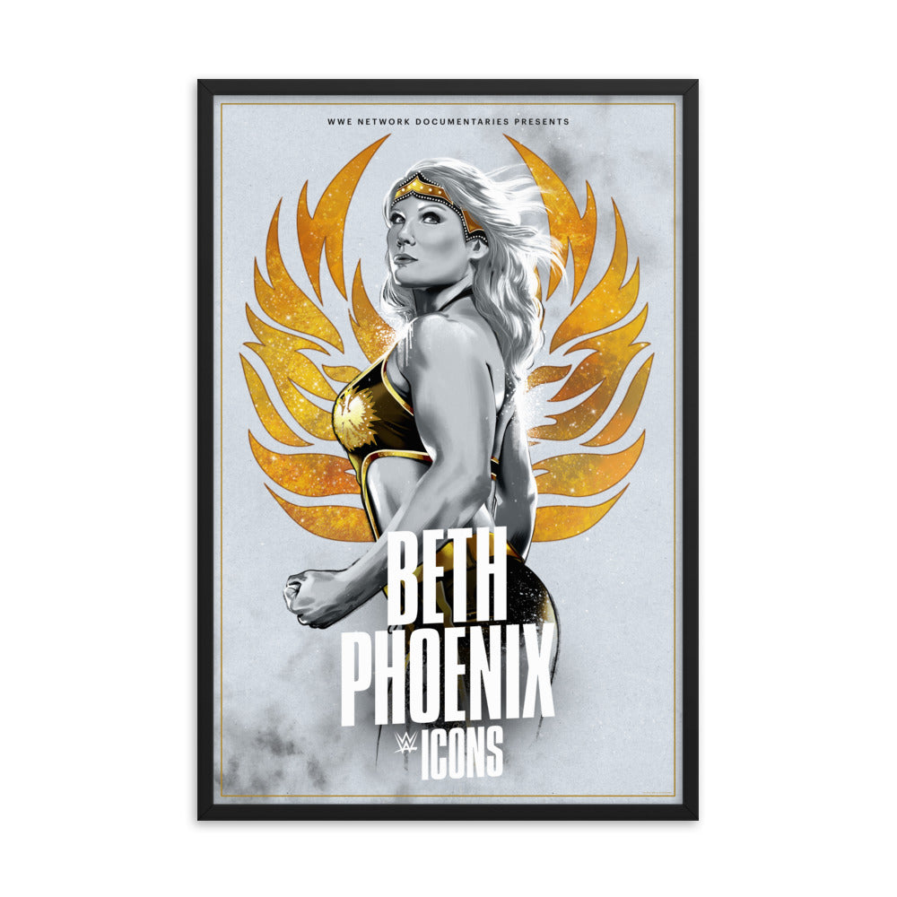 Beth Phoenix "Icons" 24x36 Framed Poster