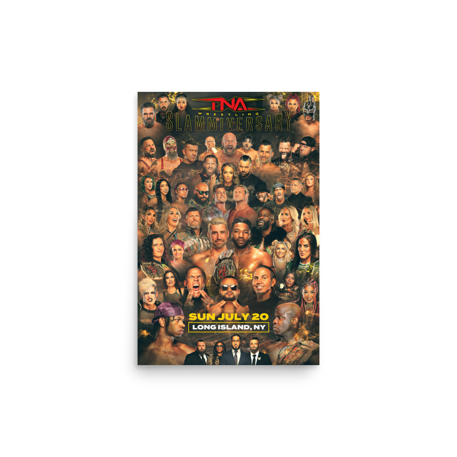 2025 Slammiversary Roster Poster (12"x18") Poster PW Catalog