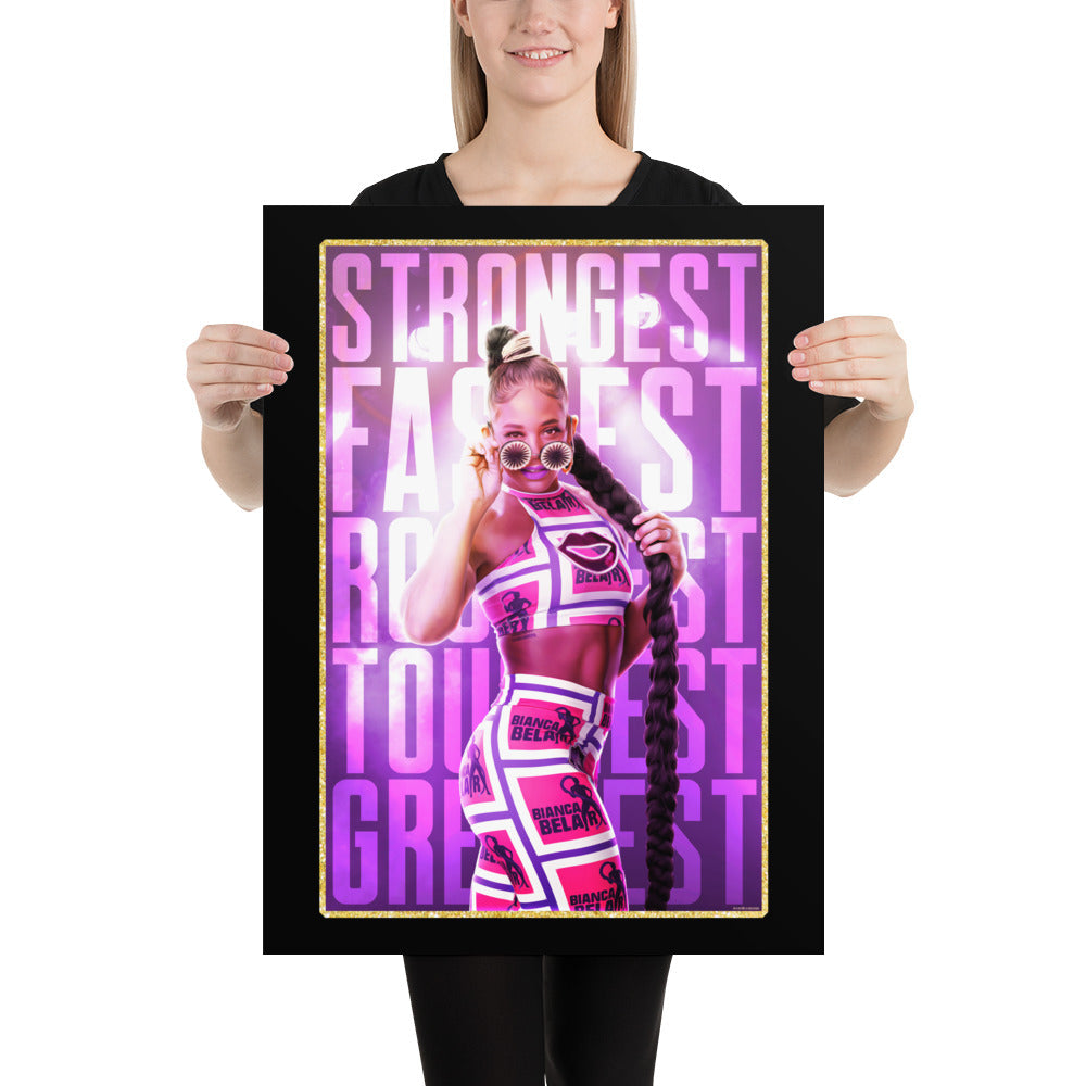 Bianca Belair "Greatest of WWE" 18x24 Poster