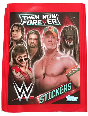 WWE Then Now Forever Stickers Album 2016 Stickers Album PW Catalog
