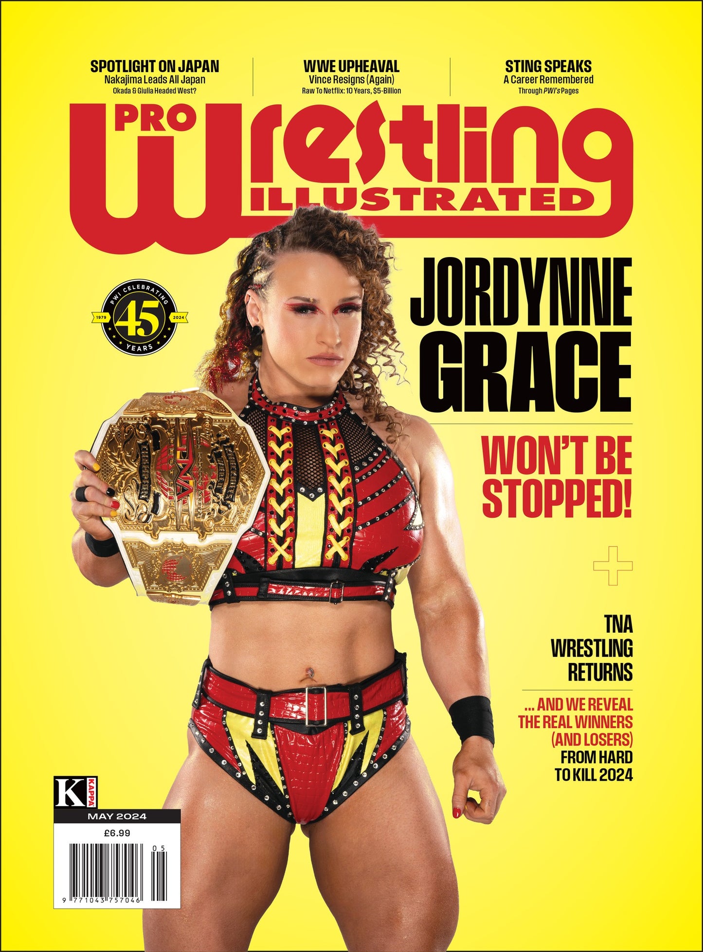 Pro Wrestling Illustrated May 2024 Exclusive UK cover