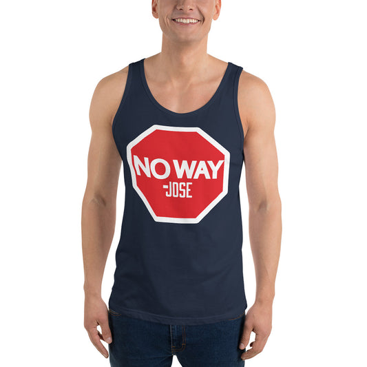 No Way Jose "Stop Sign" Unisex Tank Top Tank Top PW Catalog