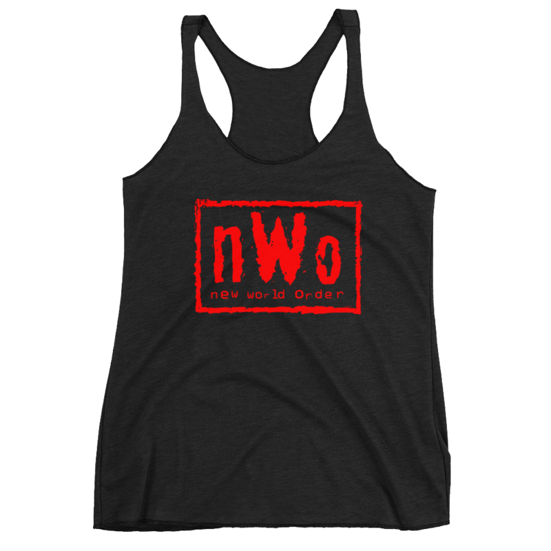 nWo "Wolfpac" Women's Racerback Tank Top
