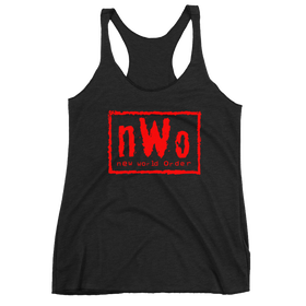 nWo "Wolfpac" Women's Racerback Tank Top