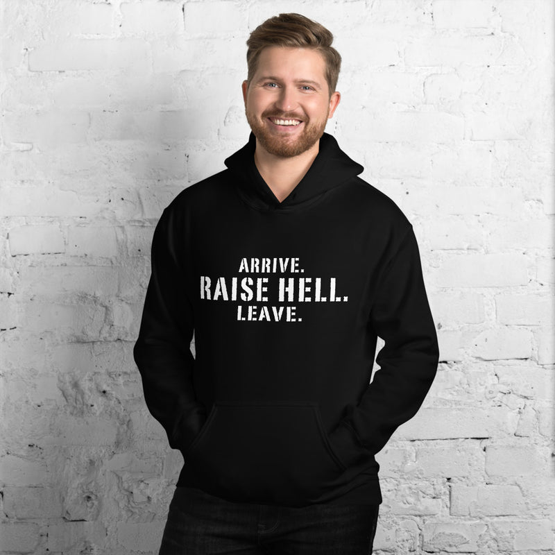 Stone Cold Steve Austin "Arrive. Raise Hell. Leave" Pullover Hoodie Sweatshirt