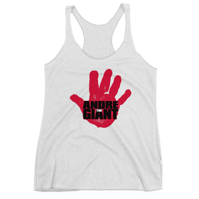 Andre the Giant "Handprint" Women's Racerback Tank Top