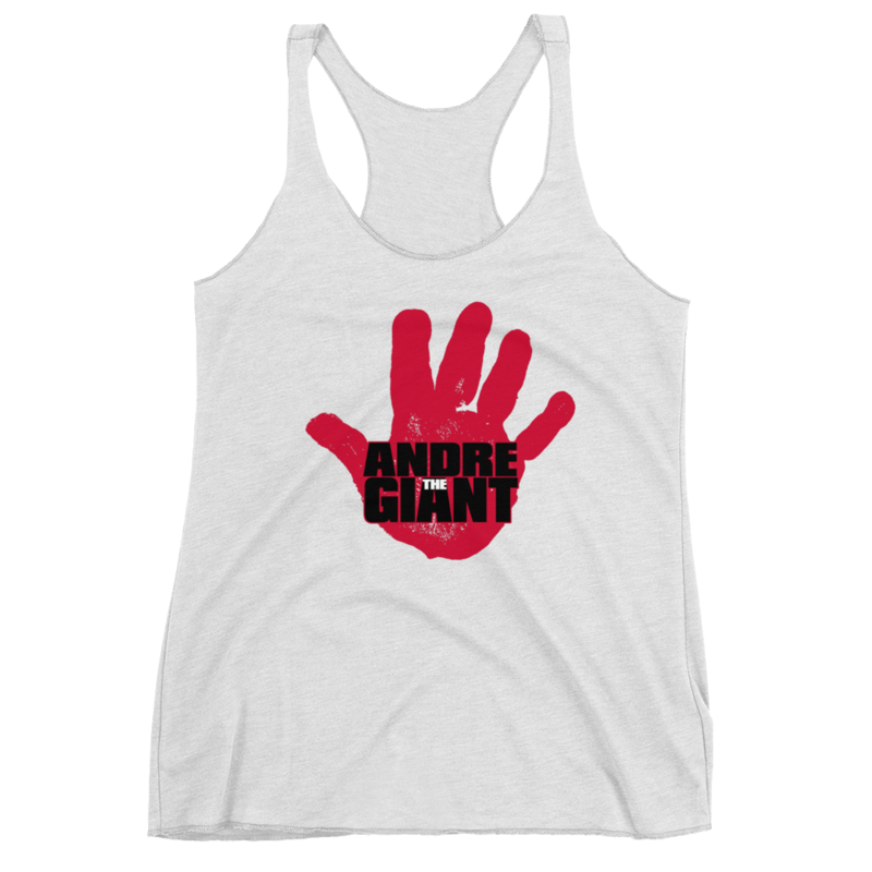 Andre the Giant "Handprint" Women's Racerback Tank Top