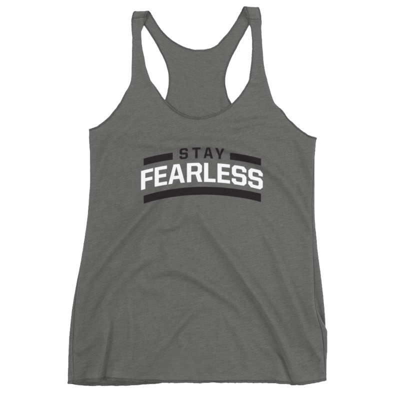 Nikki Bella "Stay Fearless" Women's Racerback Tank Top
