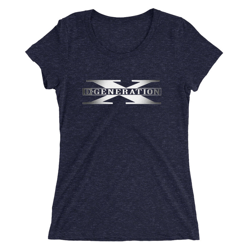 D-Generation X Classic Logo Women's Tri-Blend T-Shirt T-Shirt PW Catalog