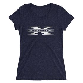 D-Generation X Classic Logo Women's Tri-Blend T-Shirt T-Shirt PW Catalog