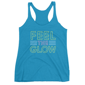 Naomi "Feel The Glow" Women's Racerback Tank Top