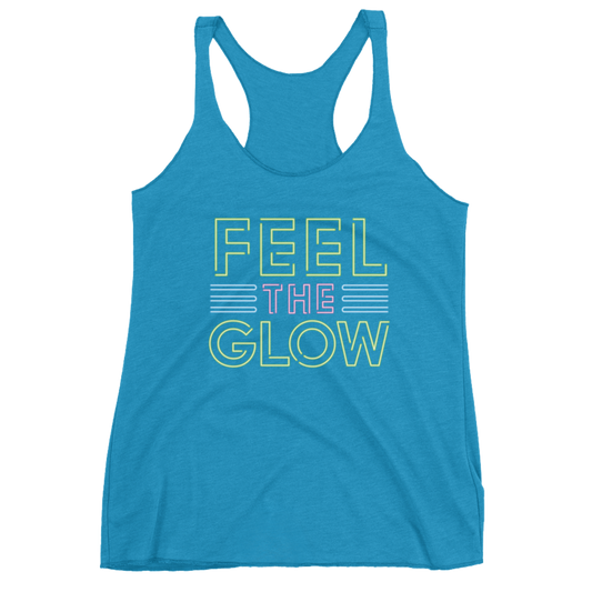 Naomi "Feel The Glow" Women's Racerback Tank Top Tank Top PW Catalog