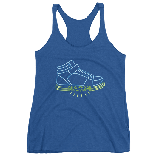 Naomi "Pump It Up" Women's Racerback Tank Top Tank Top PW Catalog
