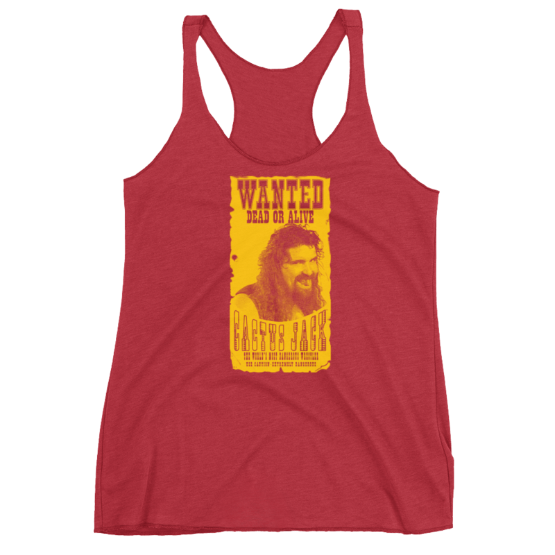 Cactus Jack "Wanted" Women's Racerback Tank Top