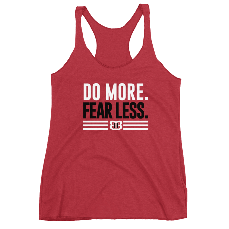 Nikki Bella "Do More Fear Less" Women's Racerback Tank Top