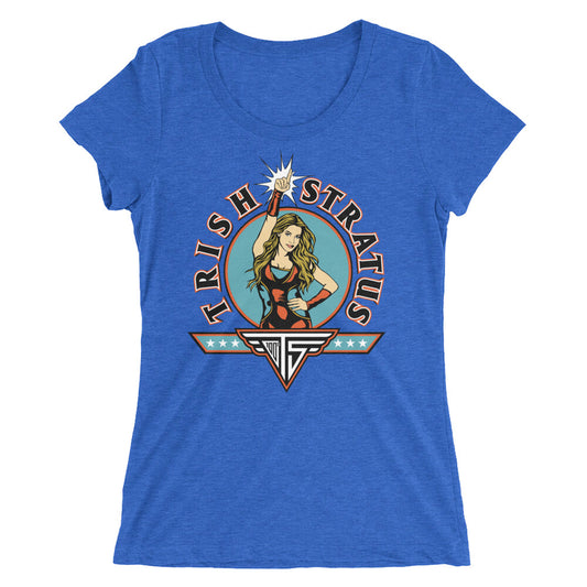 Trish Stratus "Stratusfaction" Women's Tri-Blend T-Shirt