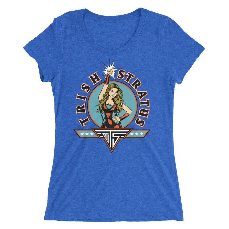 Trish Stratus "Stratusfaction" Women's Tri-Blend T-Shirt T-Shirt PW Catalog