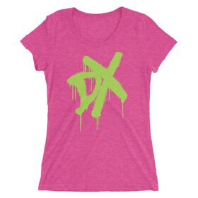 D-Generation X "Spraypaint" Women's Tri-Blend T-Shirt T-Shirt PW Catalog