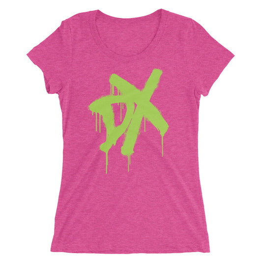 D-Generation X "Spraypaint" Women's Tri-Blend T-Shirt T-Shirt PW Catalog