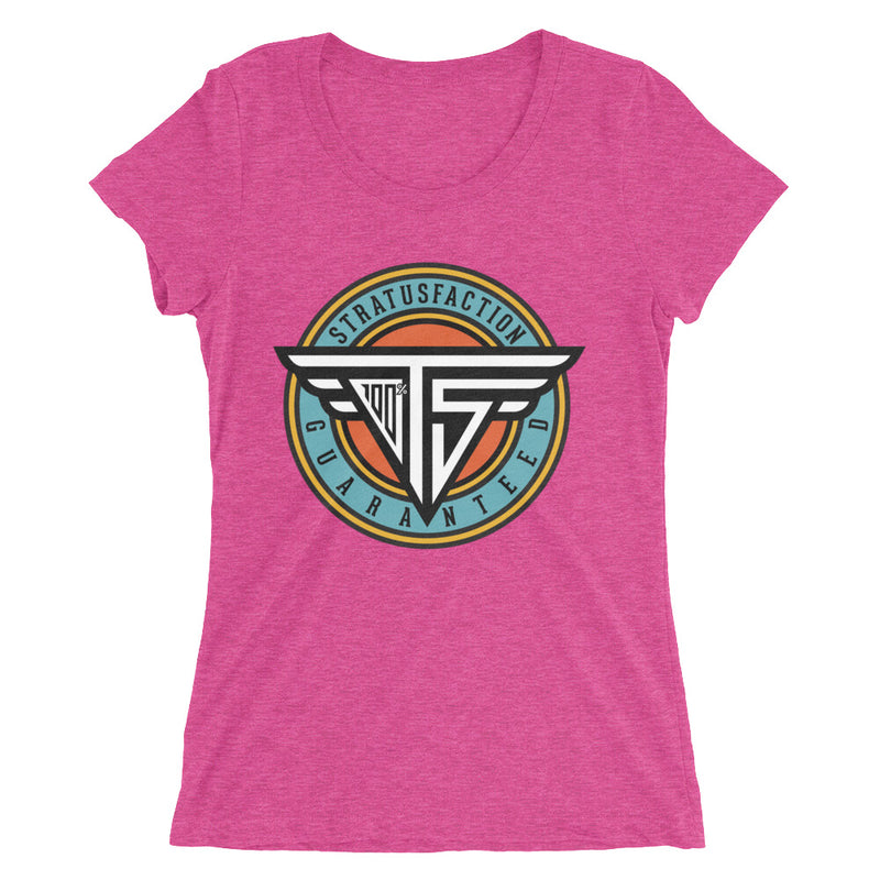 Trish Stratus "Stratusfaction Guaranteed" Women's Tri-Blend T-Shirt T-Shirt PW Catalog