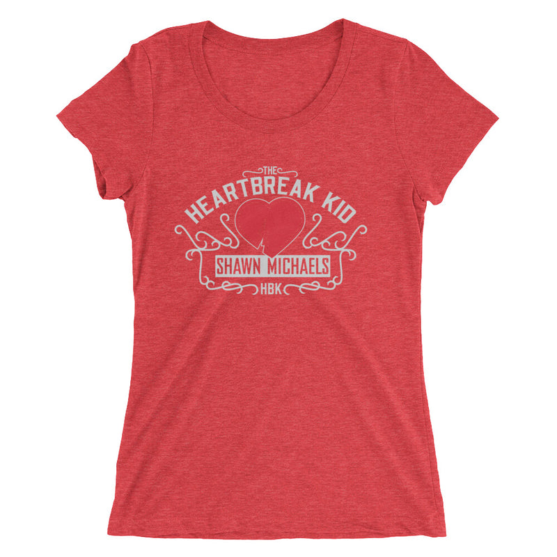 Shawn Michaels "The Heartbreak Kid" Women's Tri-Blend T-Shirt T-Shirt PW Catalog