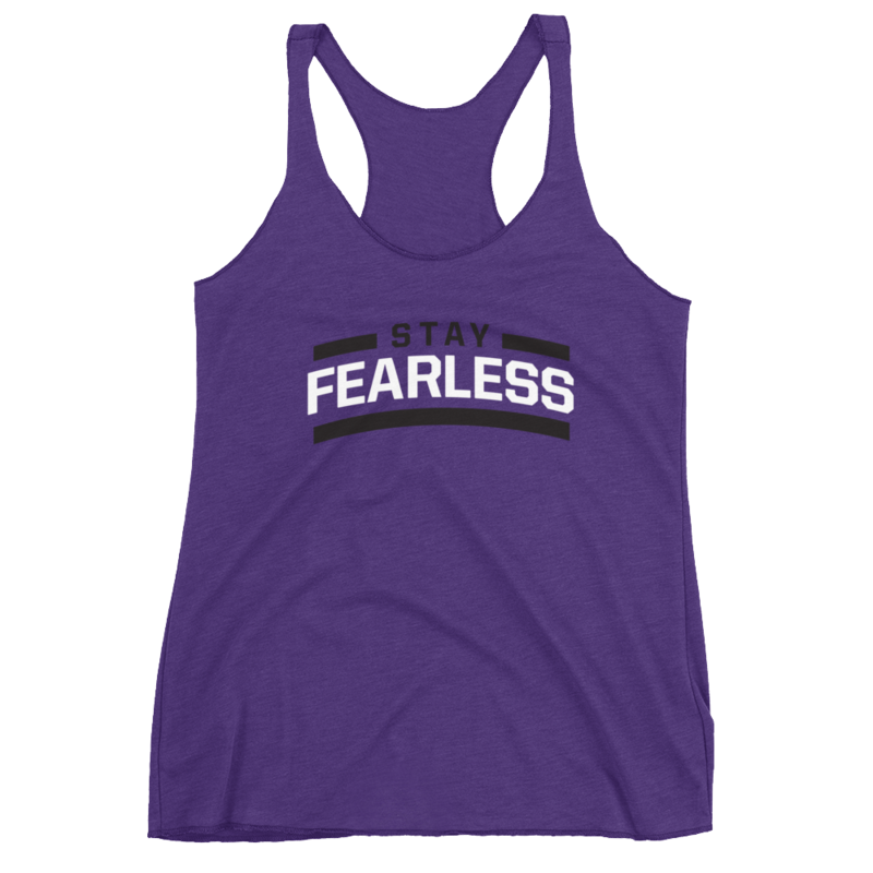 Nikki Bella "Stay Fearless" Women's Racerback Tank Top