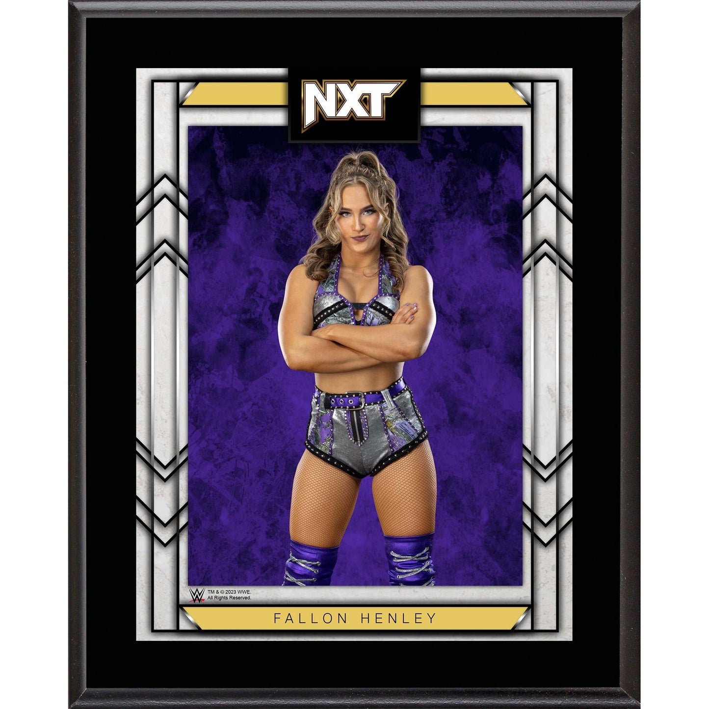 Fallon Henley WWE NXT 10.5" x 13" Sublimated Plaque