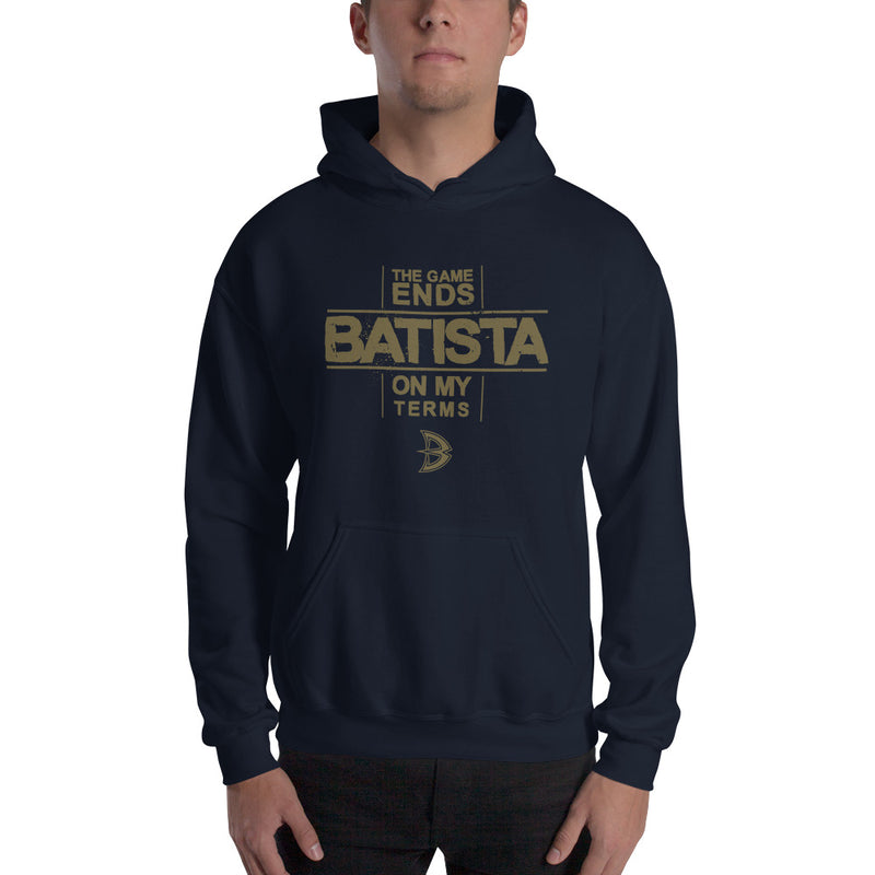 Batista "The Game Ends On My Terms" Pullover Hoodie Sweatshirt