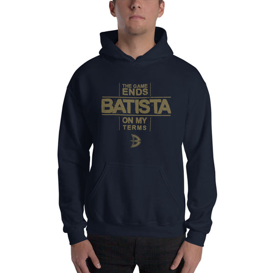 Batista "The Game Ends On My Terms" Pullover Hoodie Sweatshirt Sweatshirt PW Catalog