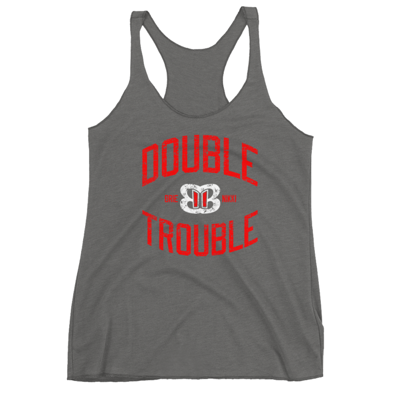 The Bella Twins "Double Trouble" Women's Racerback Tank Top