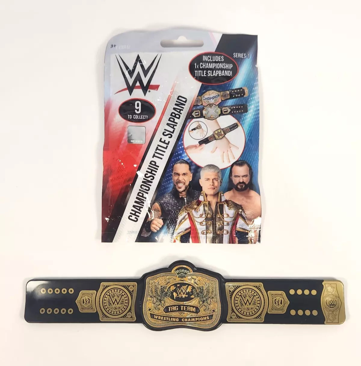 WWE Tag Team Championship Title Slap Bands - Series 1 Blind Bag Pwcatalog